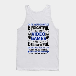 Video Games Ugly Christmas Sweater Tank Top